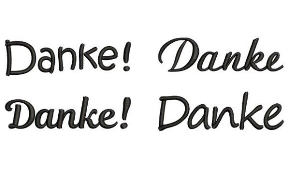 Download Danke German Lettering - Lettering Collection