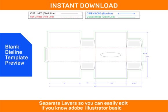 Download Tissue Box Packaging Design Template - Packaging design Collection